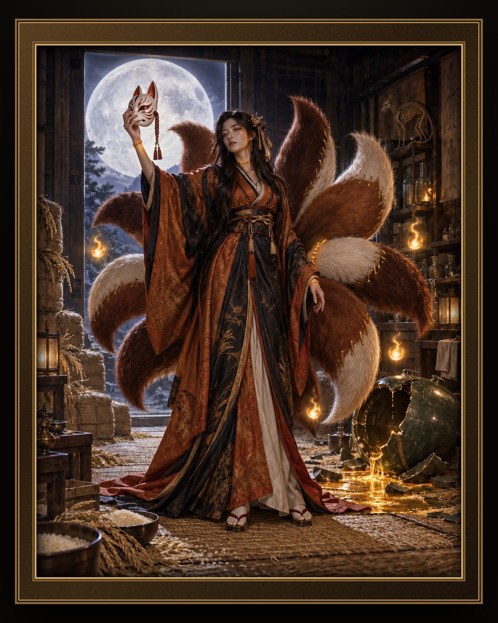 THE NINE-TAILED FOX, ESCAPED