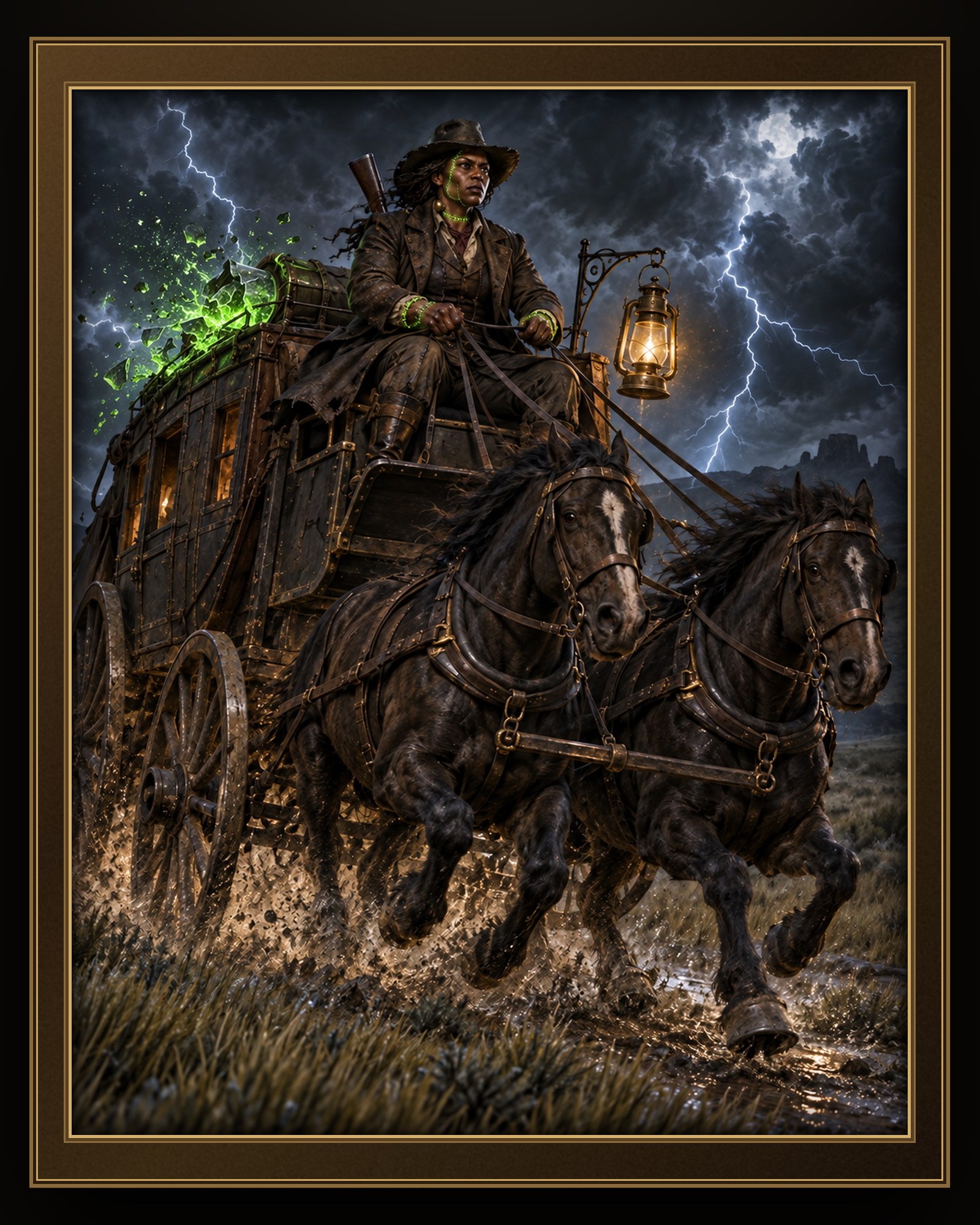 THE STAGECOACH WHIP, ESCAPED