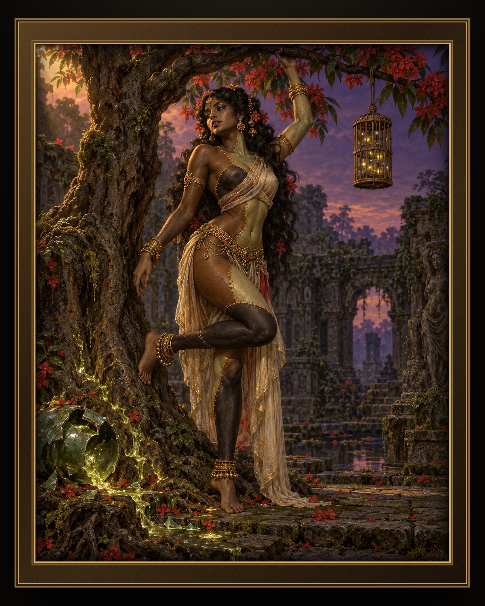 THE YAKSHINI OF THE ASHOKA, ESCAPED