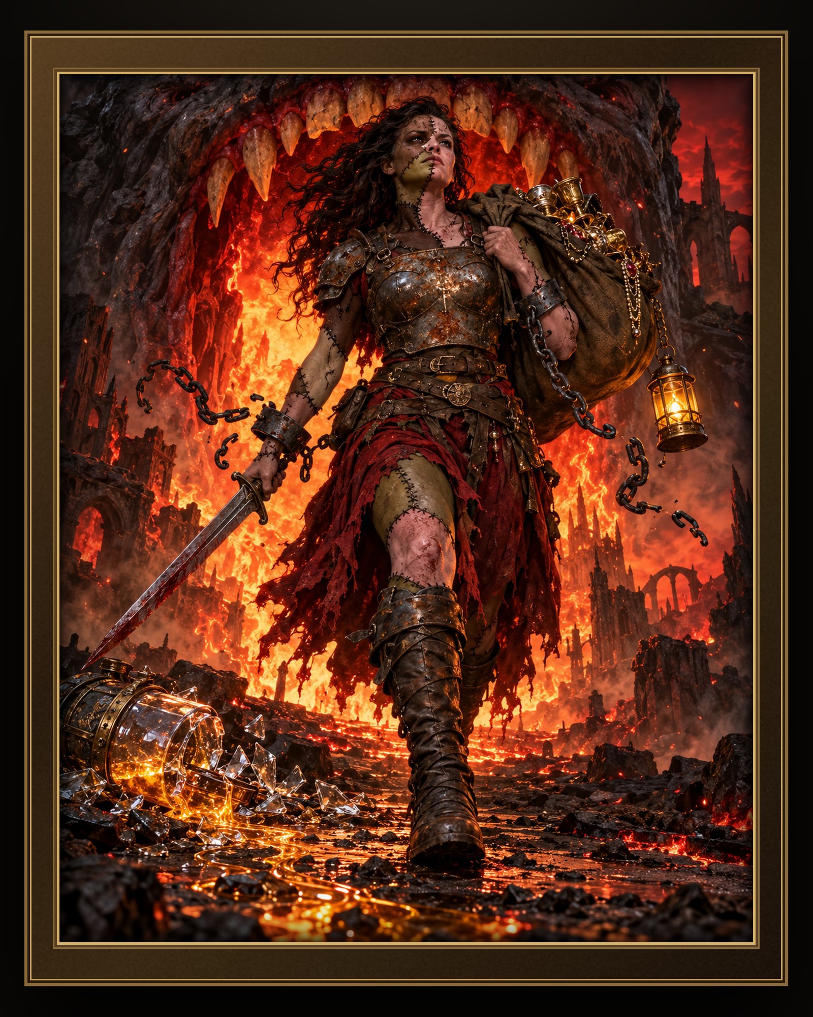 MAD MEG STORMS THE MOUTH OF HELL