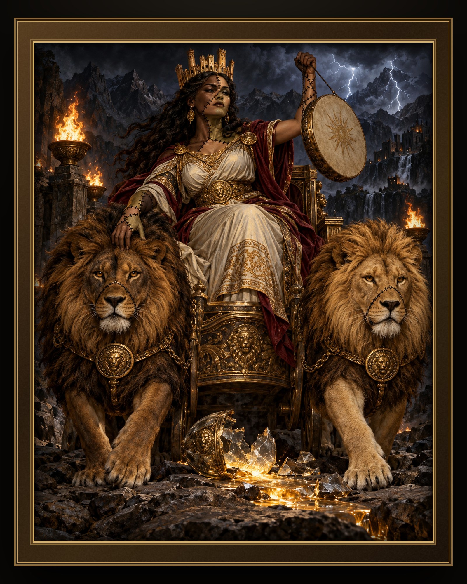 RHEA OF THE LION-DRAWN THRONE