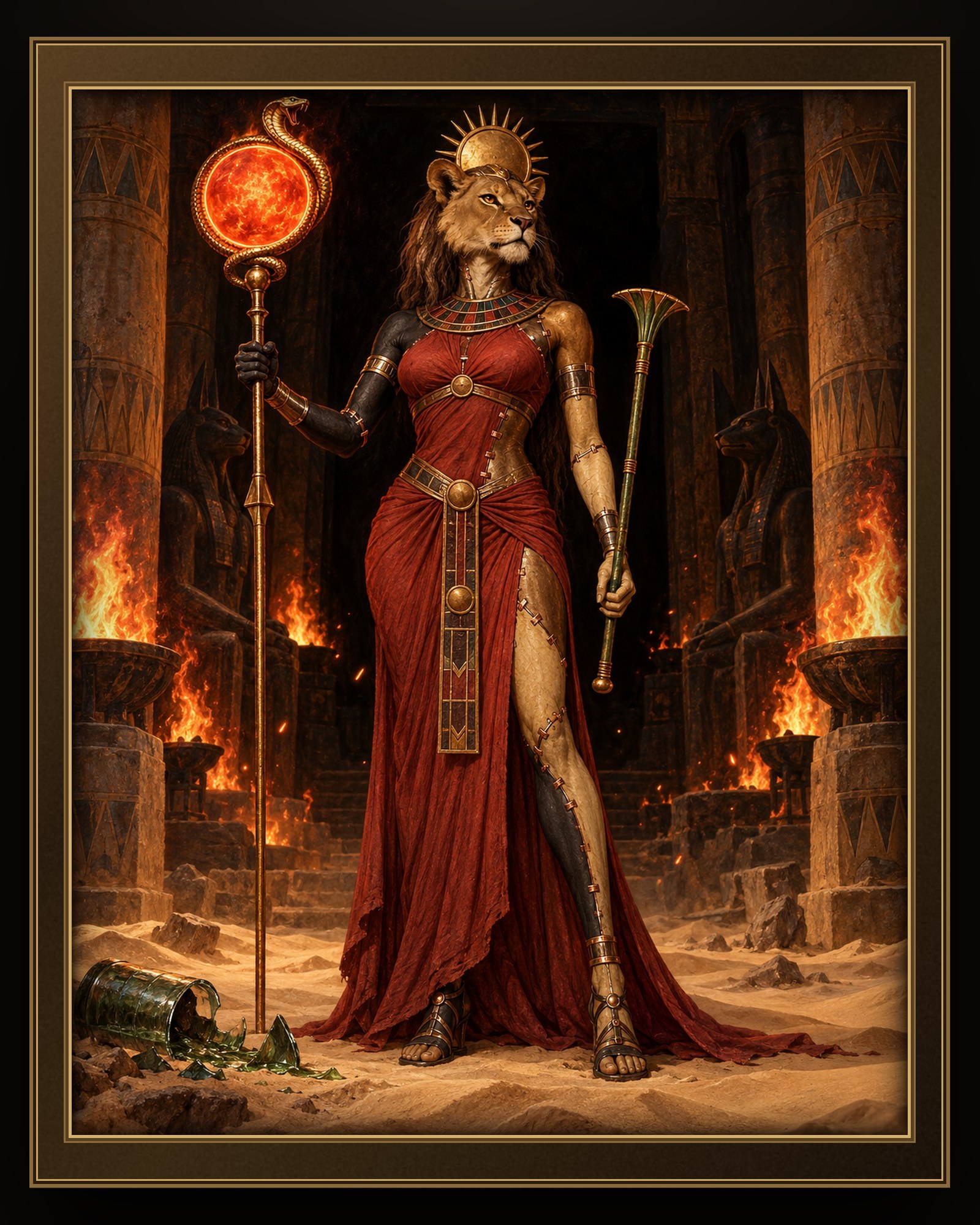 SEKHMET, LADY OF FLAME