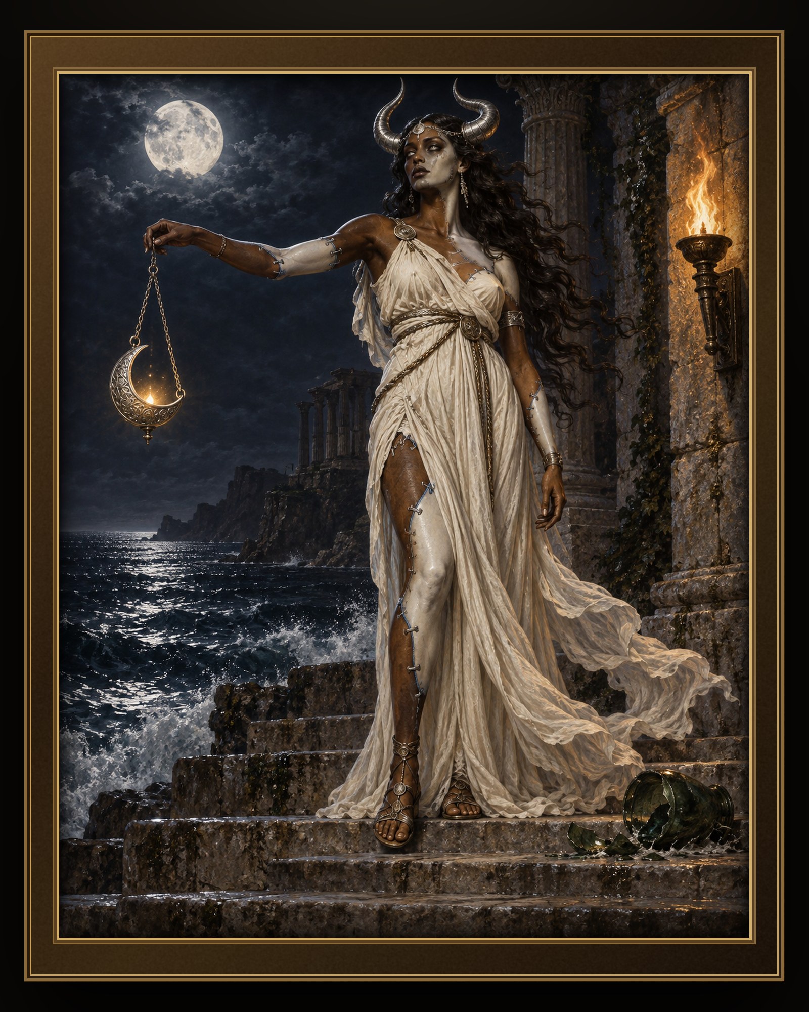 SELENE, THE HORNED MOON