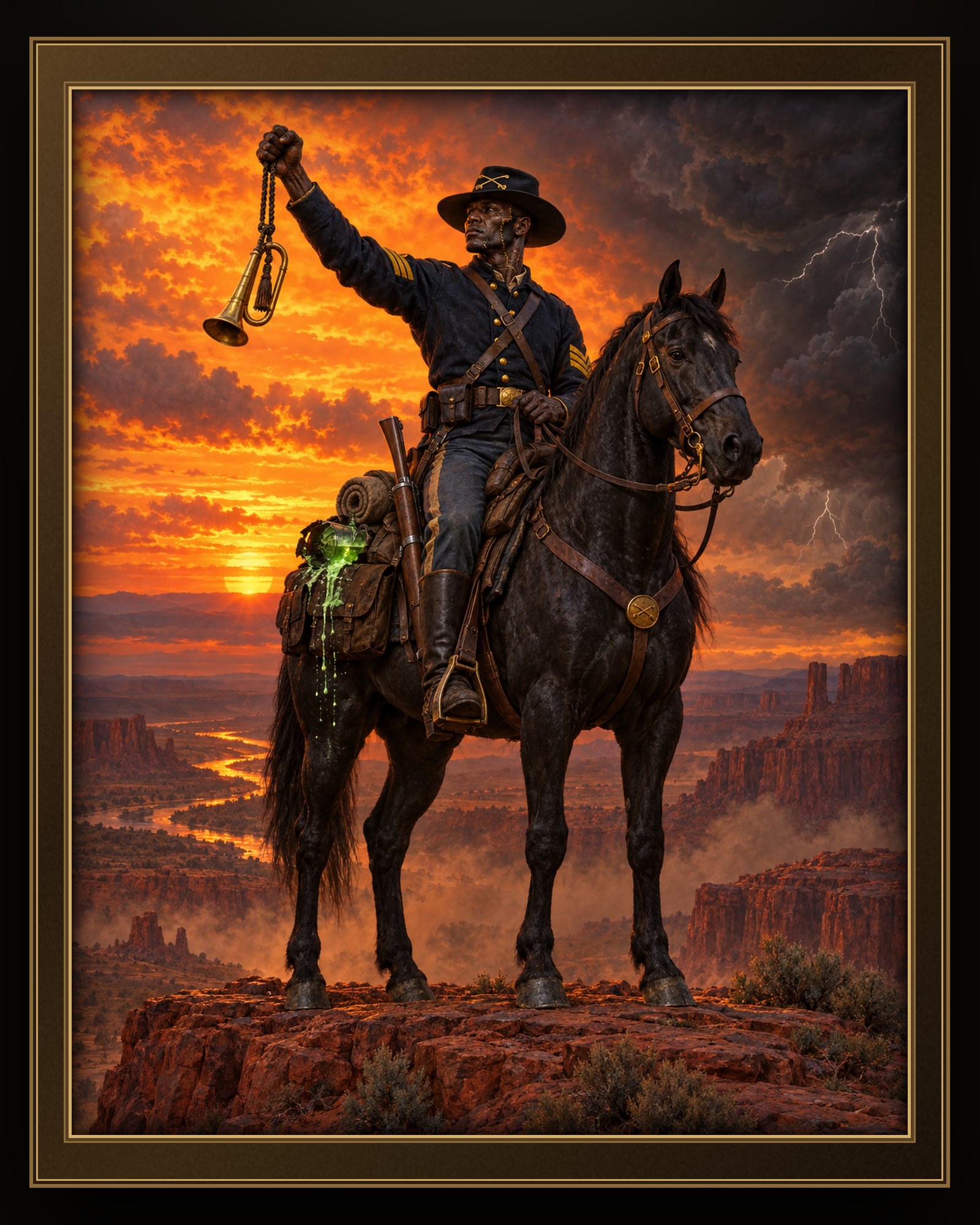 THE BUFFALO SOLDIER OF THE LAST PATROL