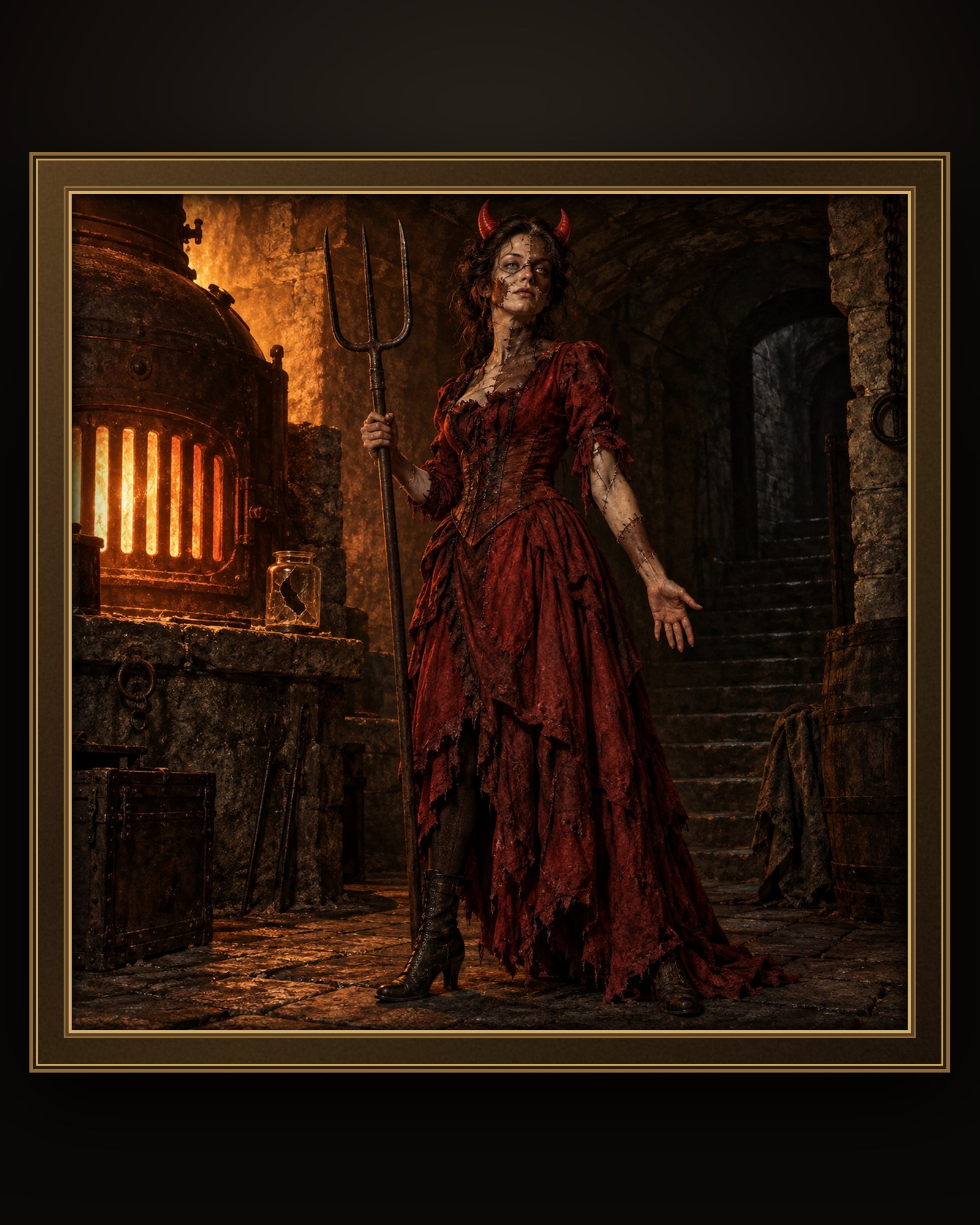 THE DEVIL IN RED