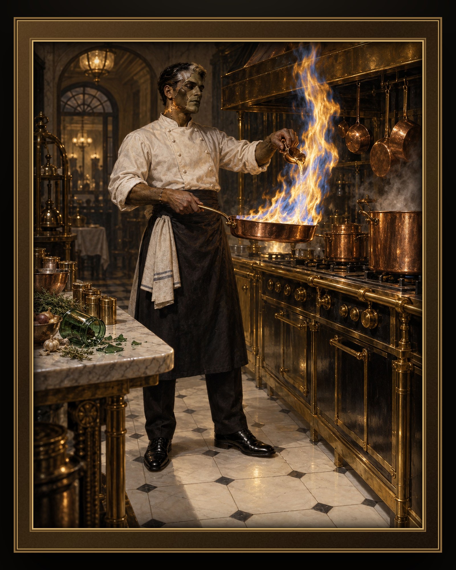 THE FLAMBE CHEF
