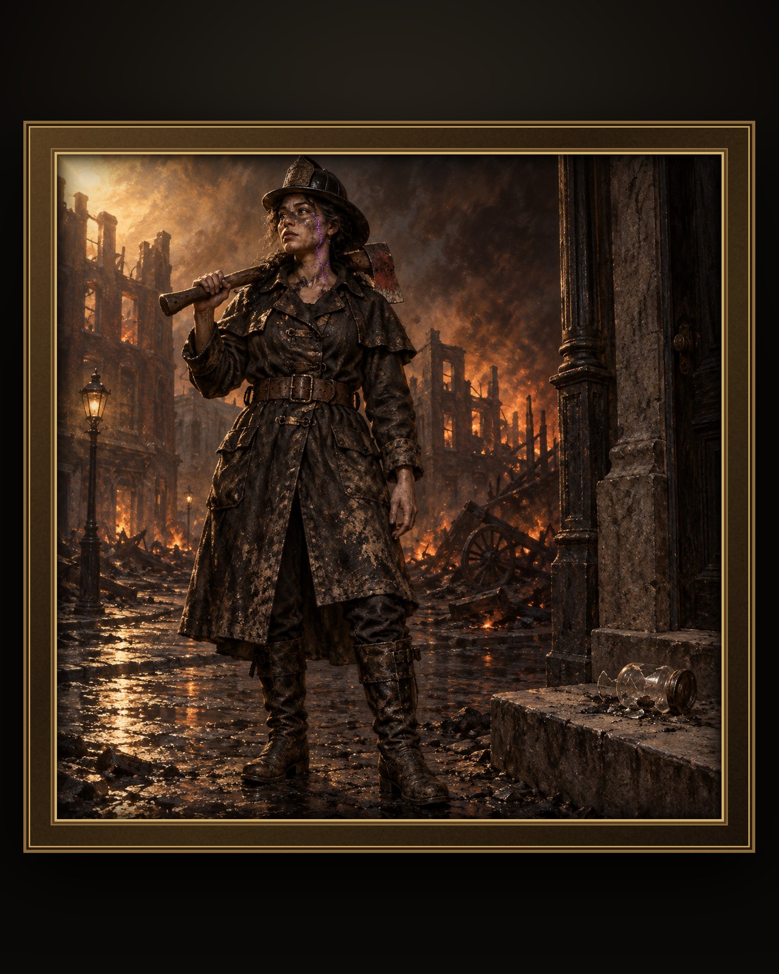 LADY FIREFIGHTER