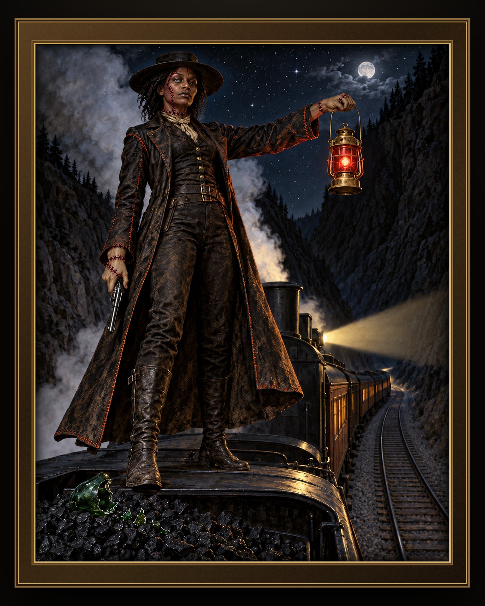 THE LANTERN TRAIN-ROBBER