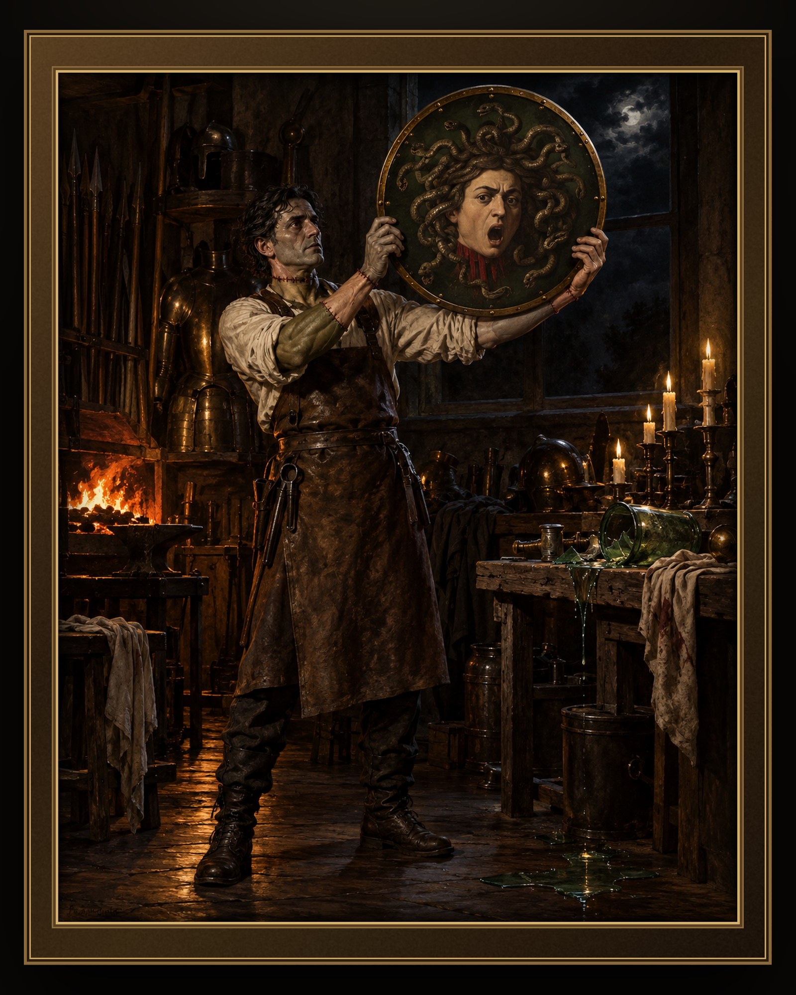 THE MEDUSA SHIELD-BEARER
