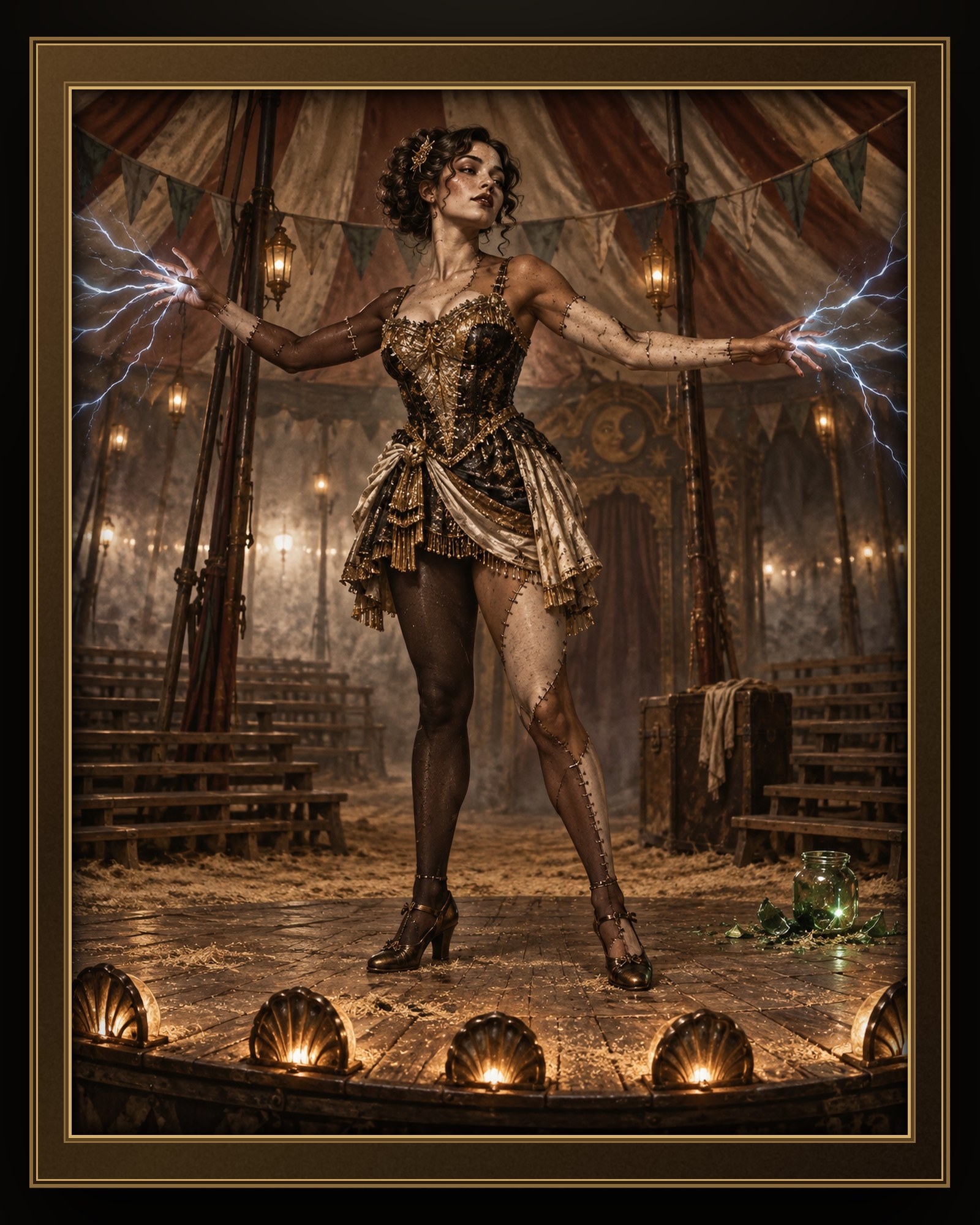 THE SIDESHOW LIGHTNING GIRL