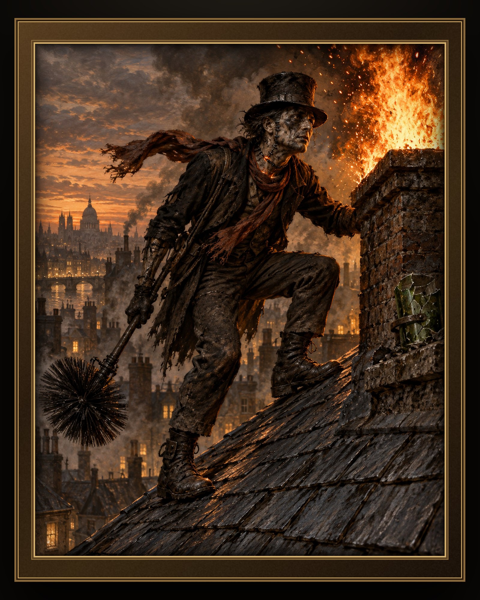 THE SWEEP OF THE BURNING FLUE