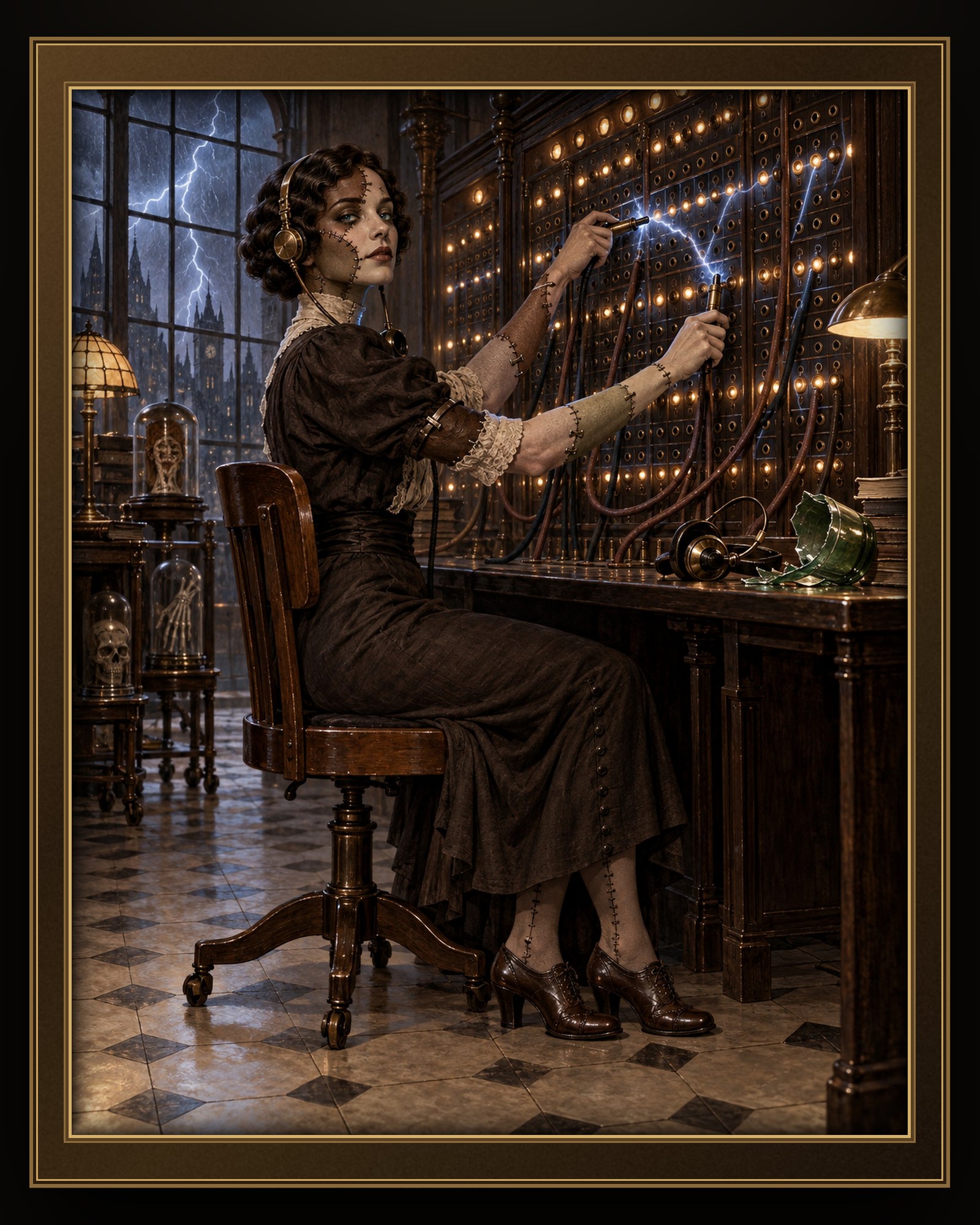 THE SWITCHBOARD OPERATRESS