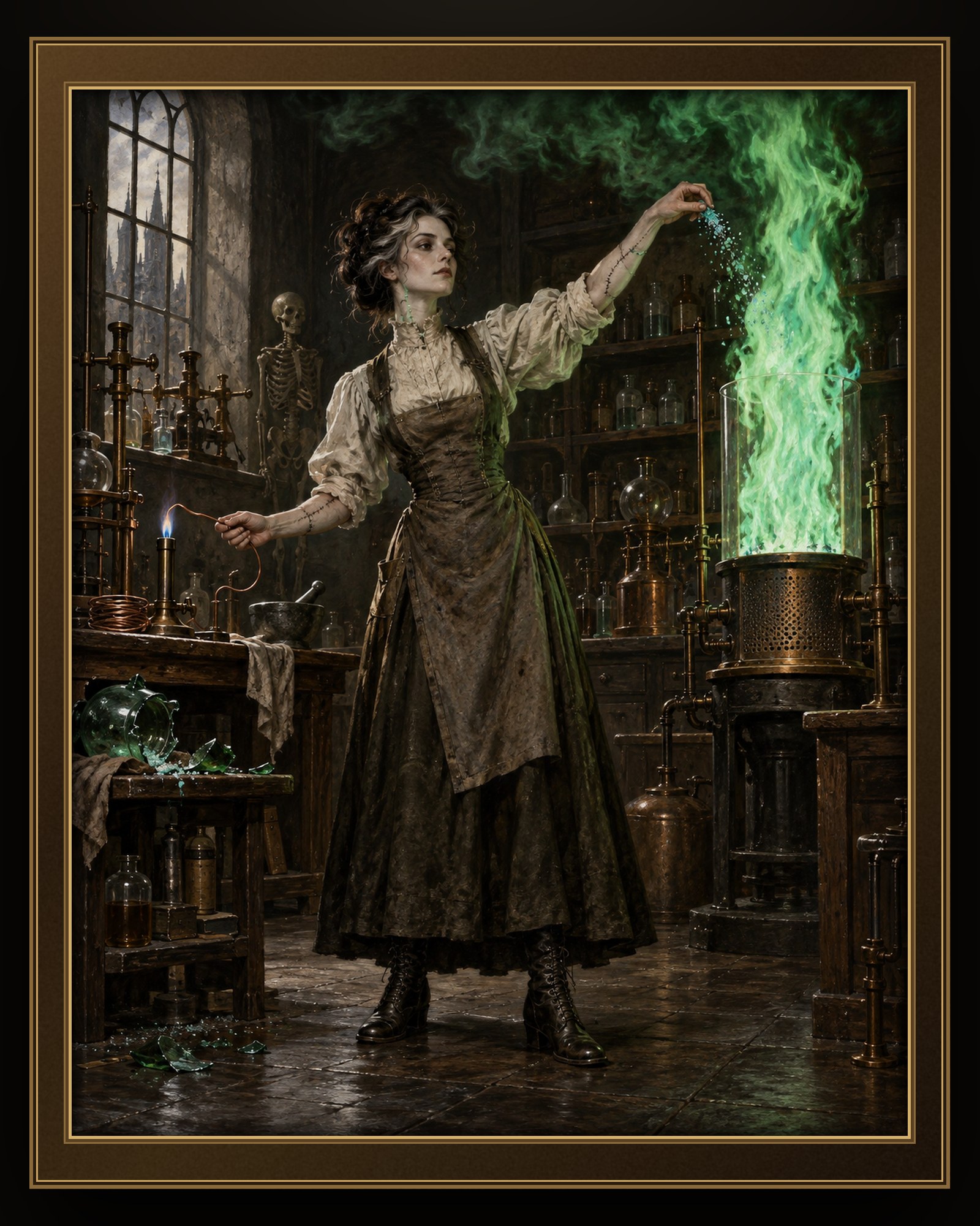 THE VERDIGRIS FLAME