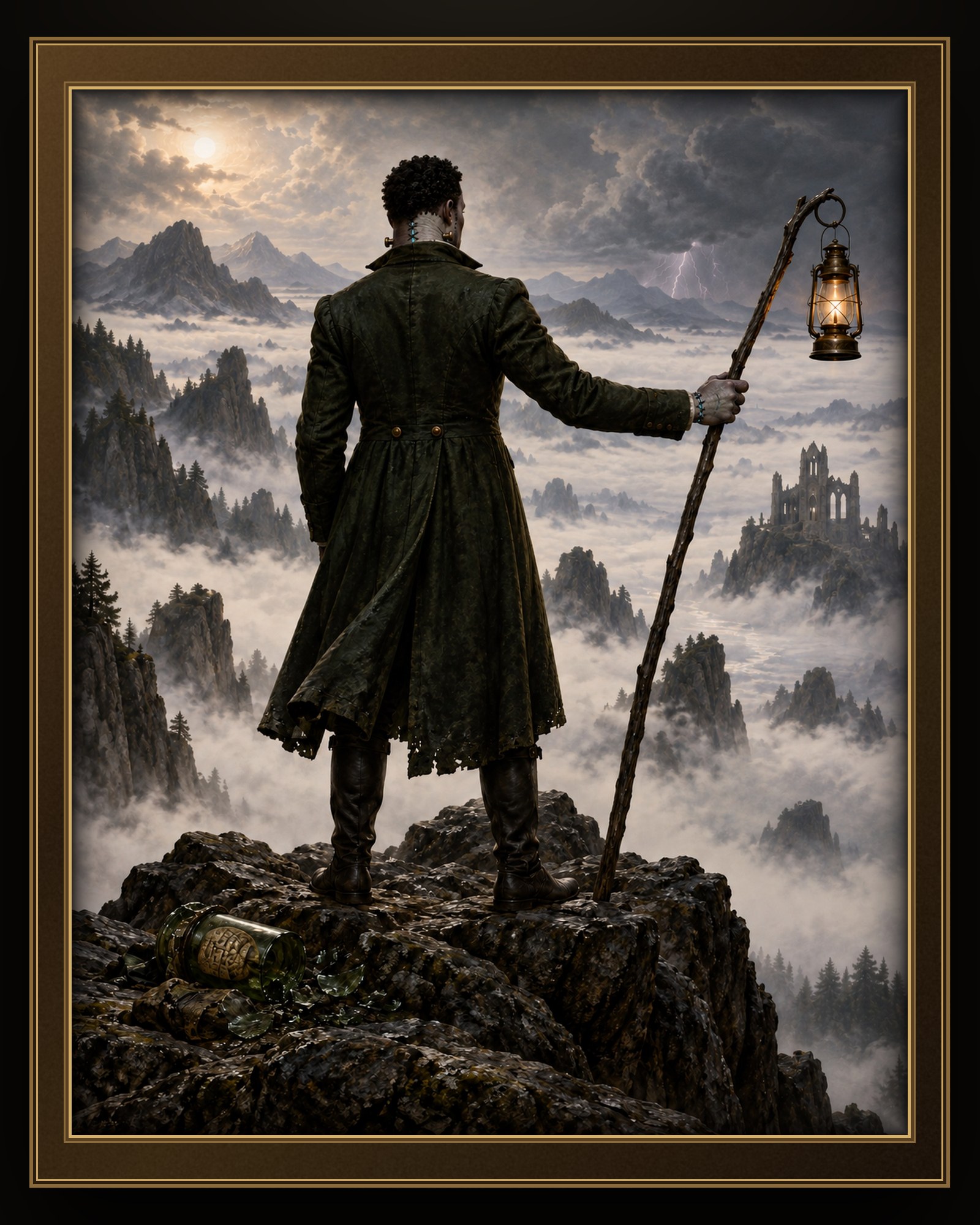 THE WANDERER ABOVE THE FOG